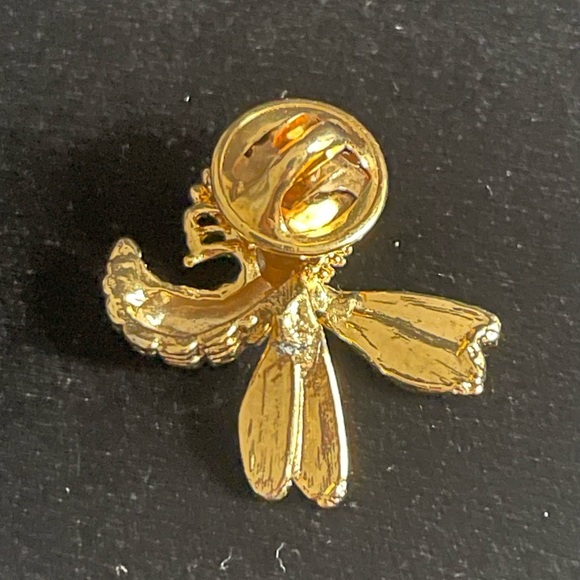 Vintage Gold Tone Wasp Pin - Picture 3 of 6